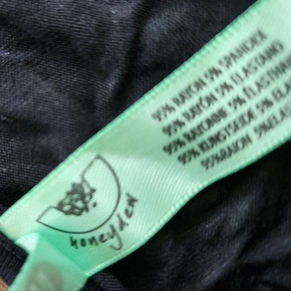 Honeydew Intimates Black T-shirt Nightdress Medium - Picture 4 of 5